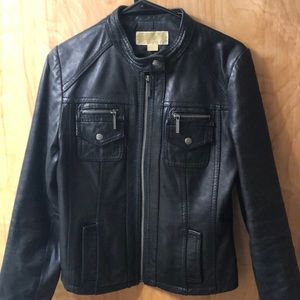 Leather MICHAEL Michael Kors Jacket